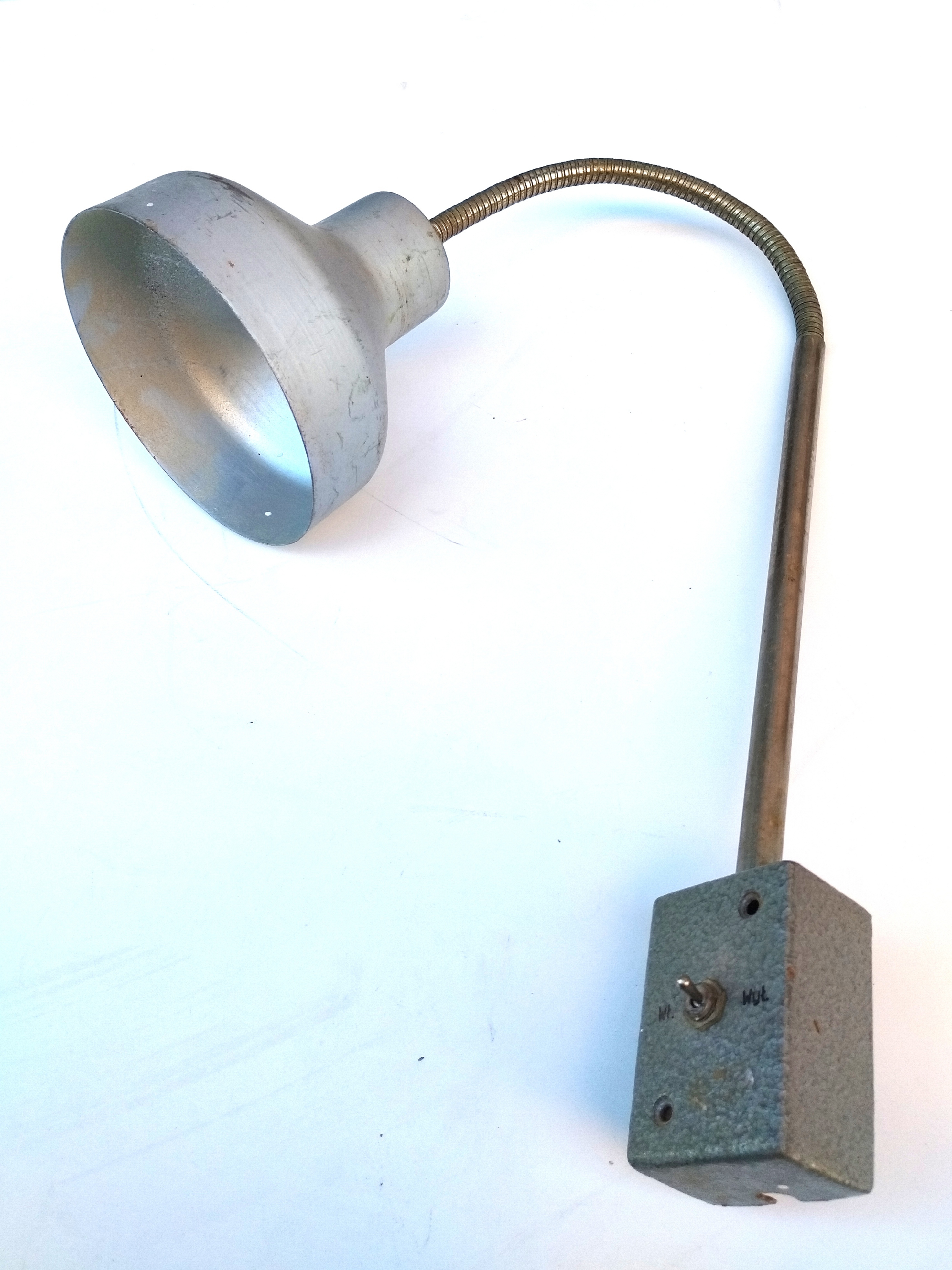 lampara aplique flexo industrial met 50-75x33-40 o15.5 4u